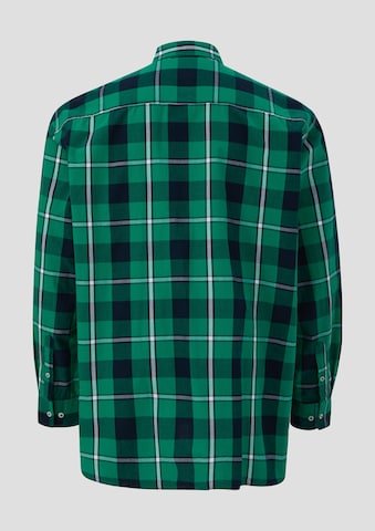 s.Oliver Red Label Big & Tall Regular fit Button Up Shirt in Green