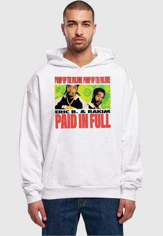 Sweat-shirt 'Eric B & Rakim - Pump up the volume' Merchcode en blanc : devant