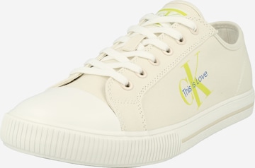 Calvin Klein Jeans Sneakers 'PRIDE' in White: front