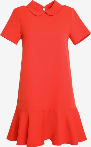 Awesome Apparel Dress in Red: front