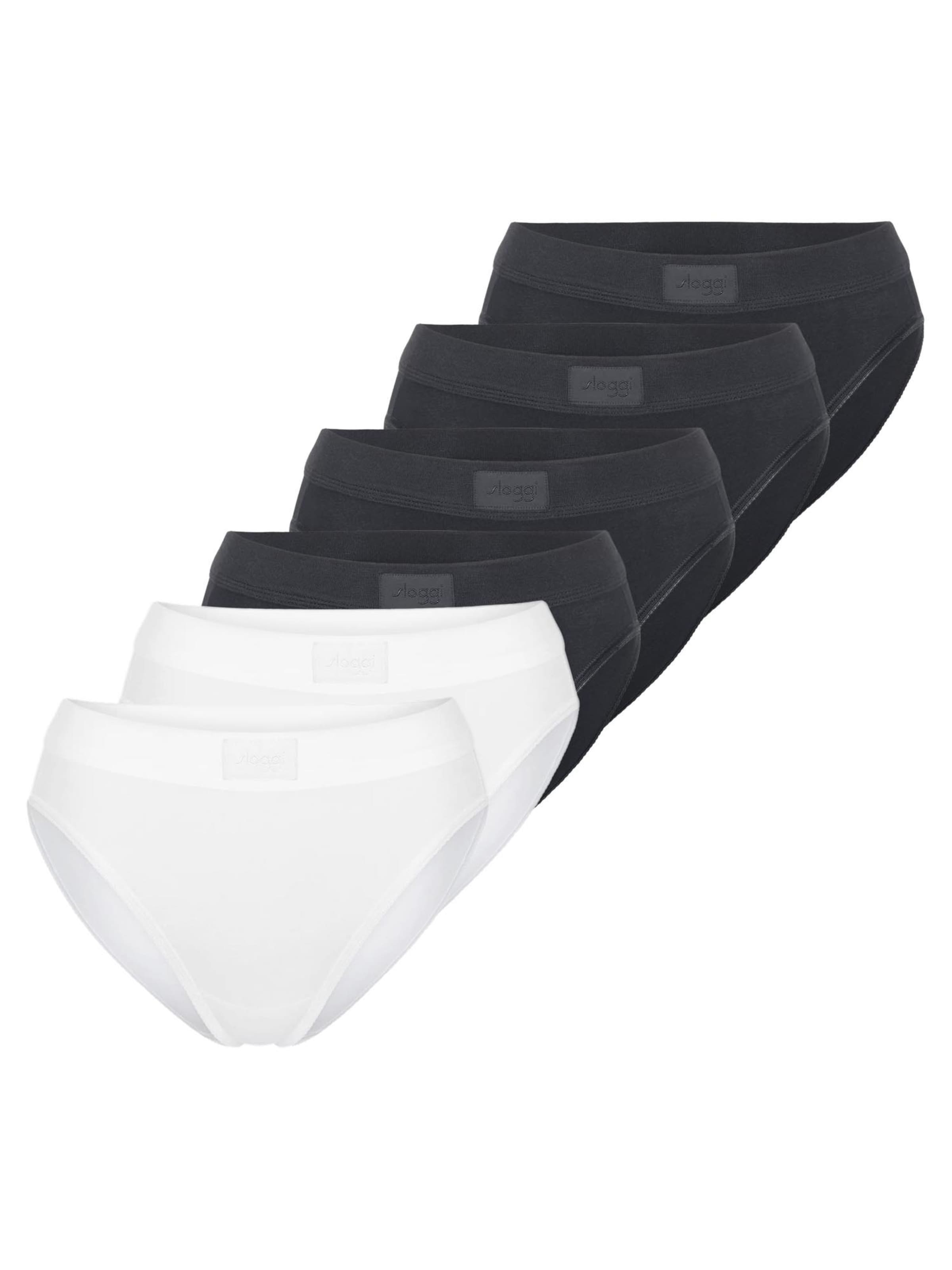 SLOGGI Slip 'Double Comfort T' in Zwart: voorkant