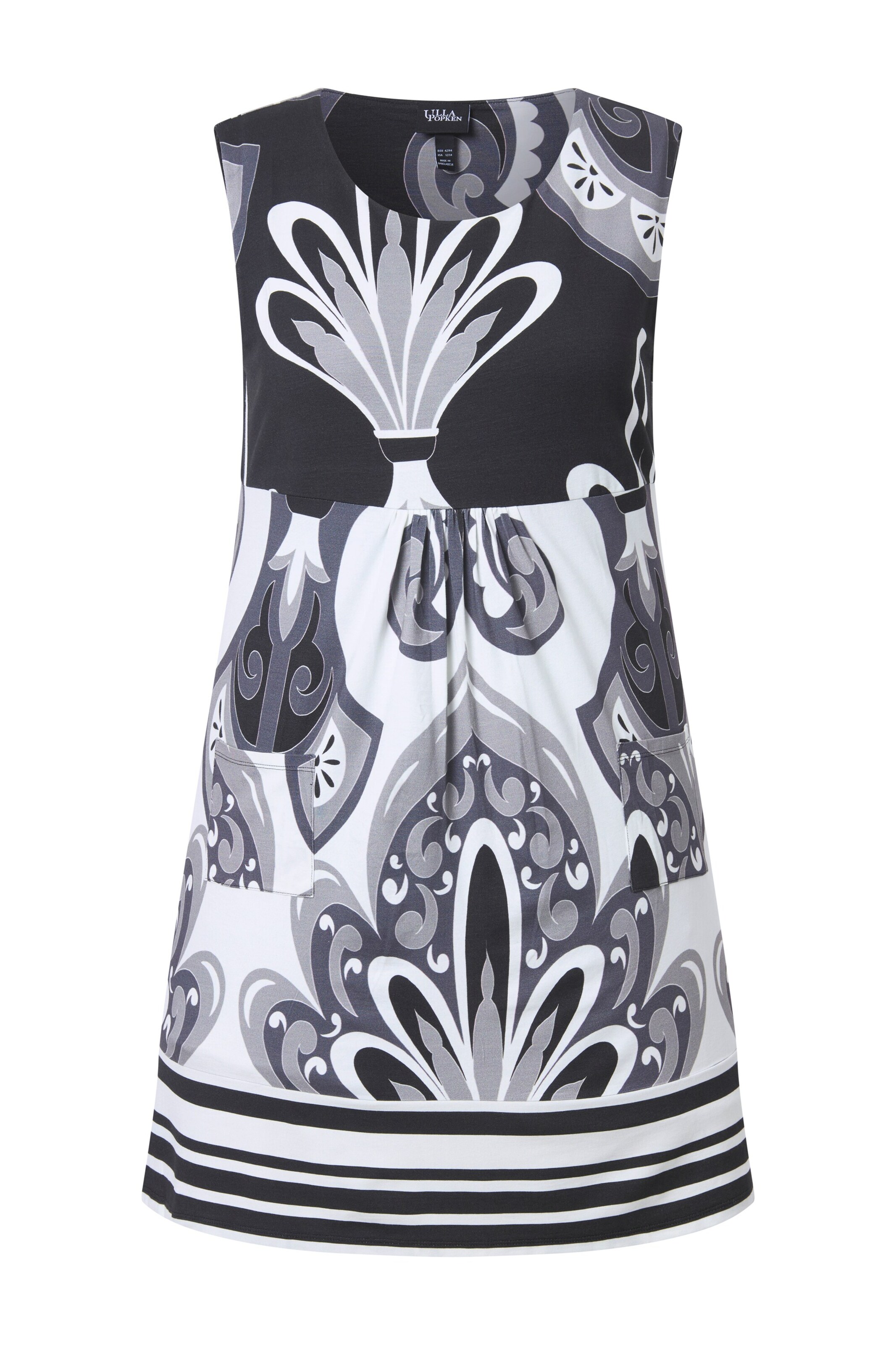 Ulla Popken Dress in Black: front