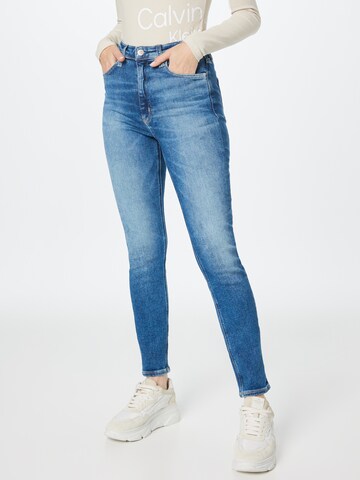 Calvin Klein Jeans Skinny Jeans in Blauw: voorkant