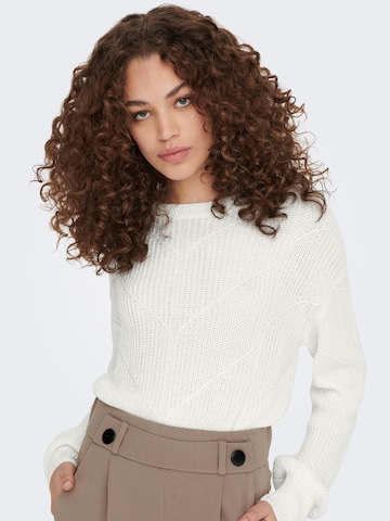 JDY Pullover 'LENETTE' in Weiß