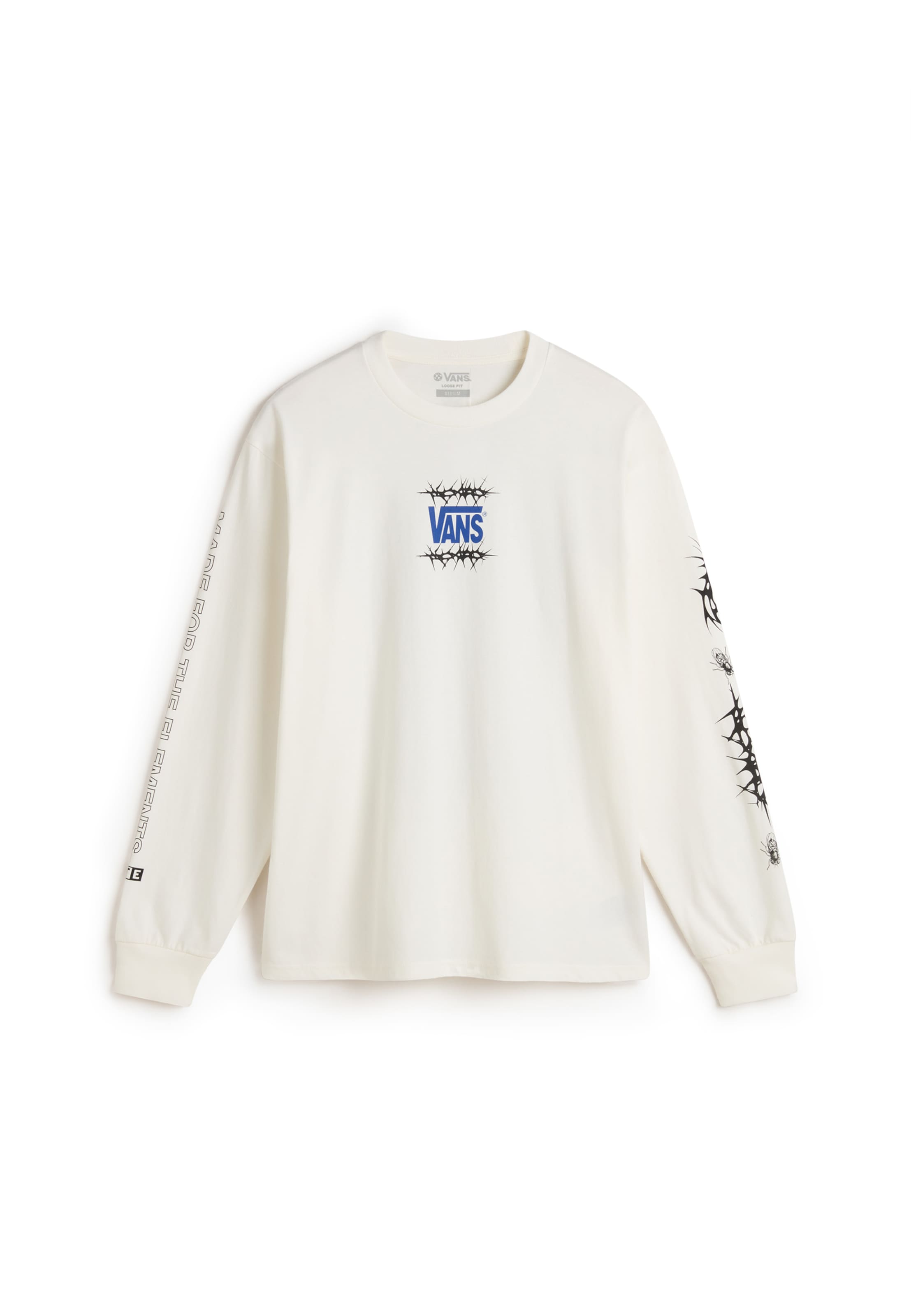 VANS Tričko 'Electro Waves' - Biela: predná strana