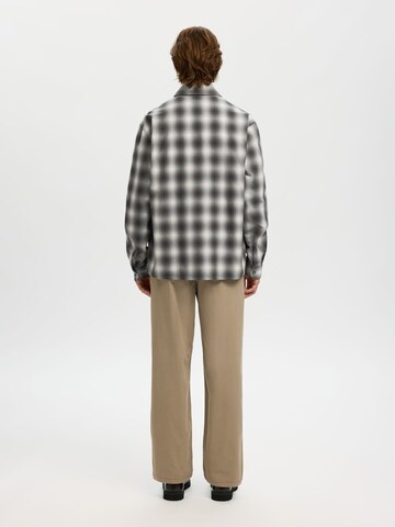 SELECTED - Ajuste confortable Camisa en gris