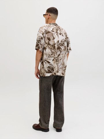 JACK & JONES Классический крой Рубашка 'JJEJEFF' в Серый