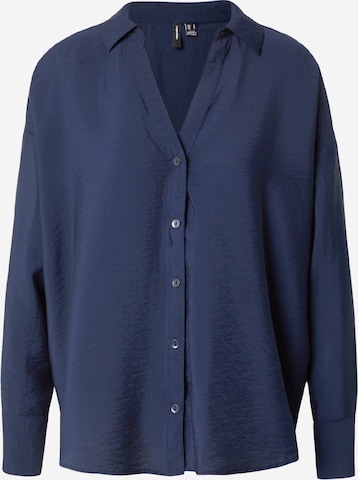 Chemisier 'VMJOSIE' VERO MODA en bleu : devant