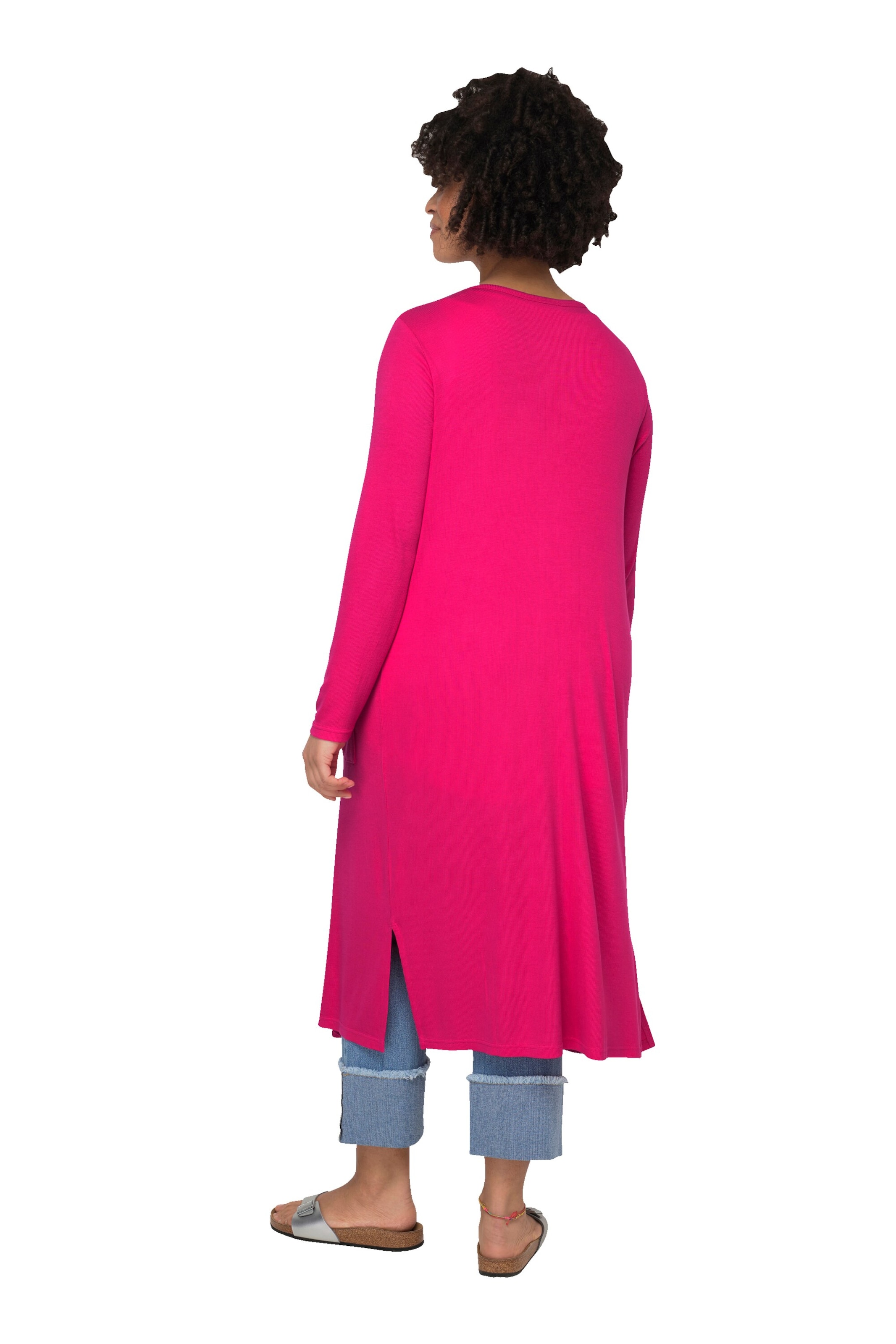 Janet & Joyce Strickjacke in Pink