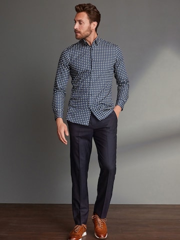 Next Regular Trousers with creases in Blue