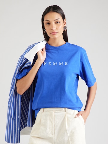 SELECTED - Camiseta 'SLFVILJA' en azul: frente