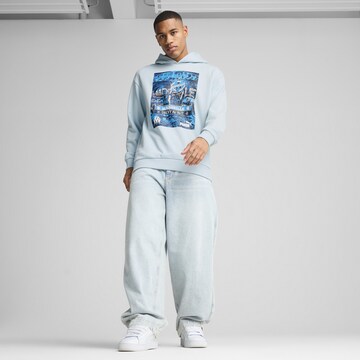 PUMA Sweatshirt 'Olympique de Marseille ftblNRGY+' in Blue