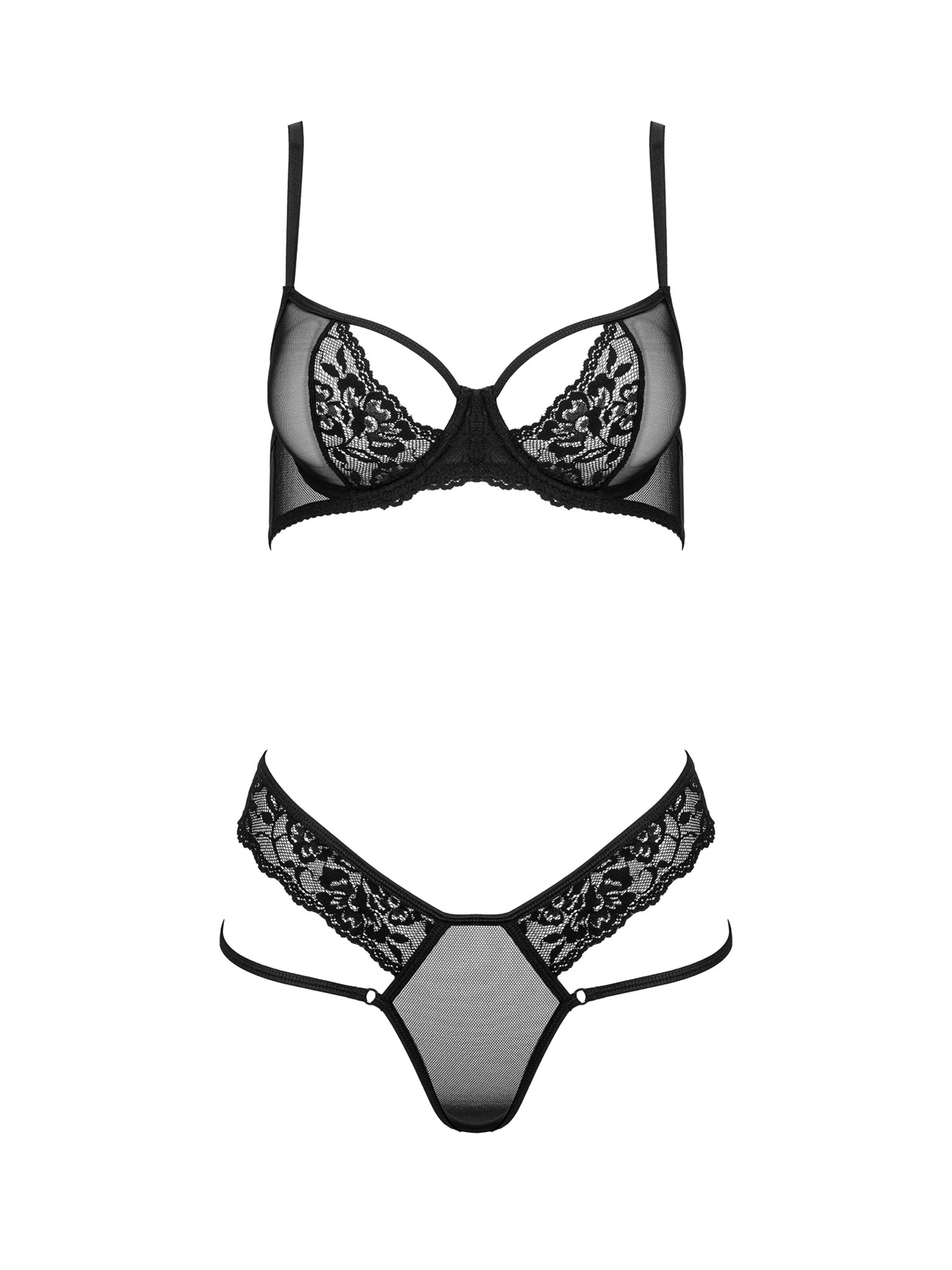 SpaLeXLine Balconette Underwear Sets 'Lilis' in Black