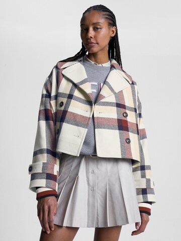 TOMMY HILFIGER Between-Seasons Coat in White: front