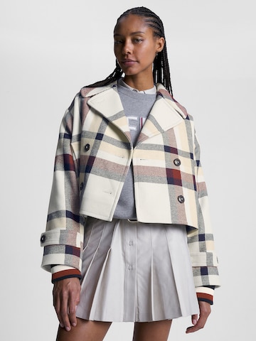 Manteau mi-saison TOMMY HILFIGER en blanc : devant