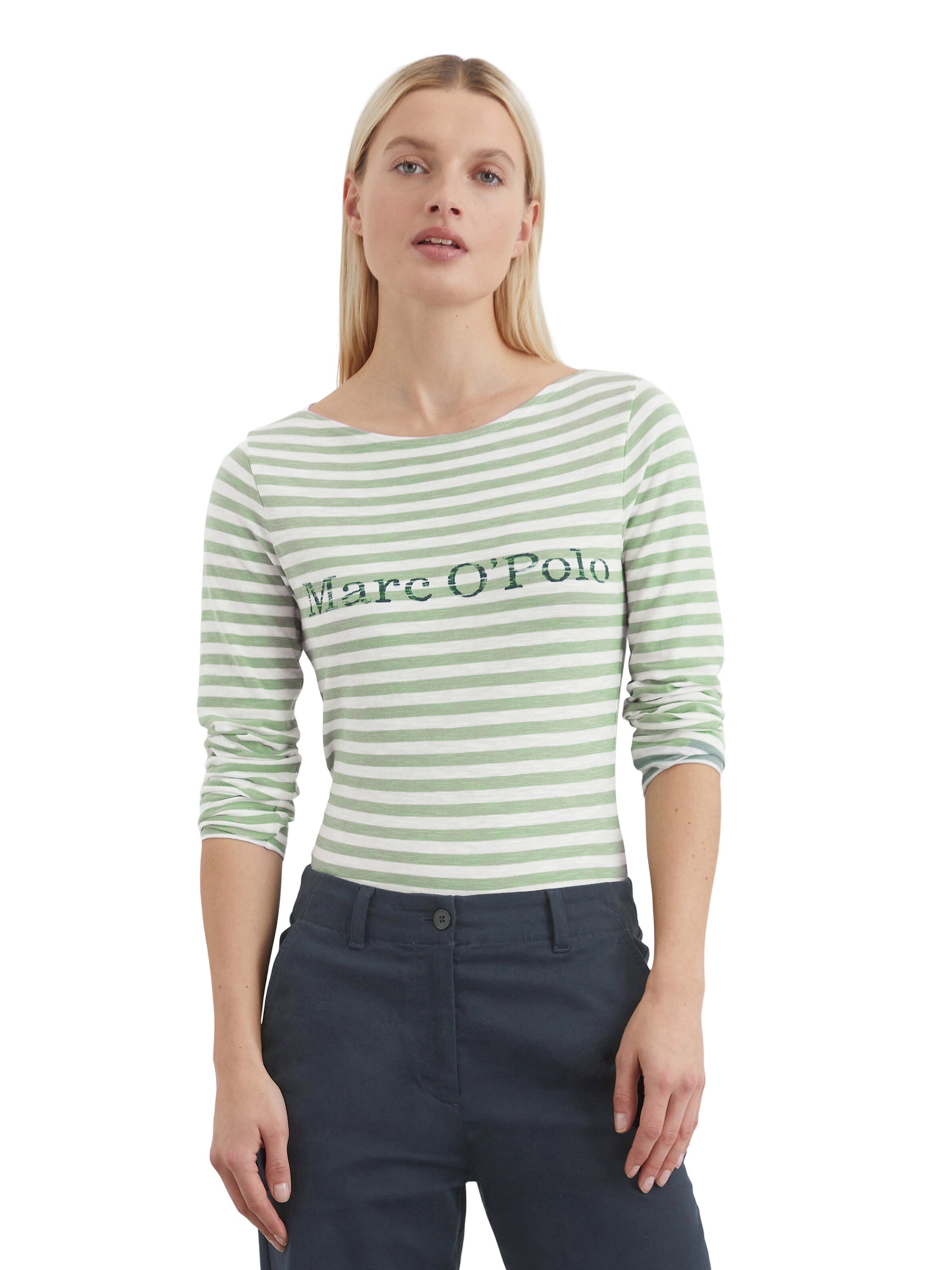 Marc O'Polo Футболка в Зеленый: спереди