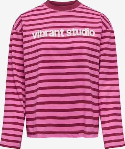 ONLY Majica 'ONLFreja' veličine XS u magenta / svijetloroza / bijela, Pregled proizvoda