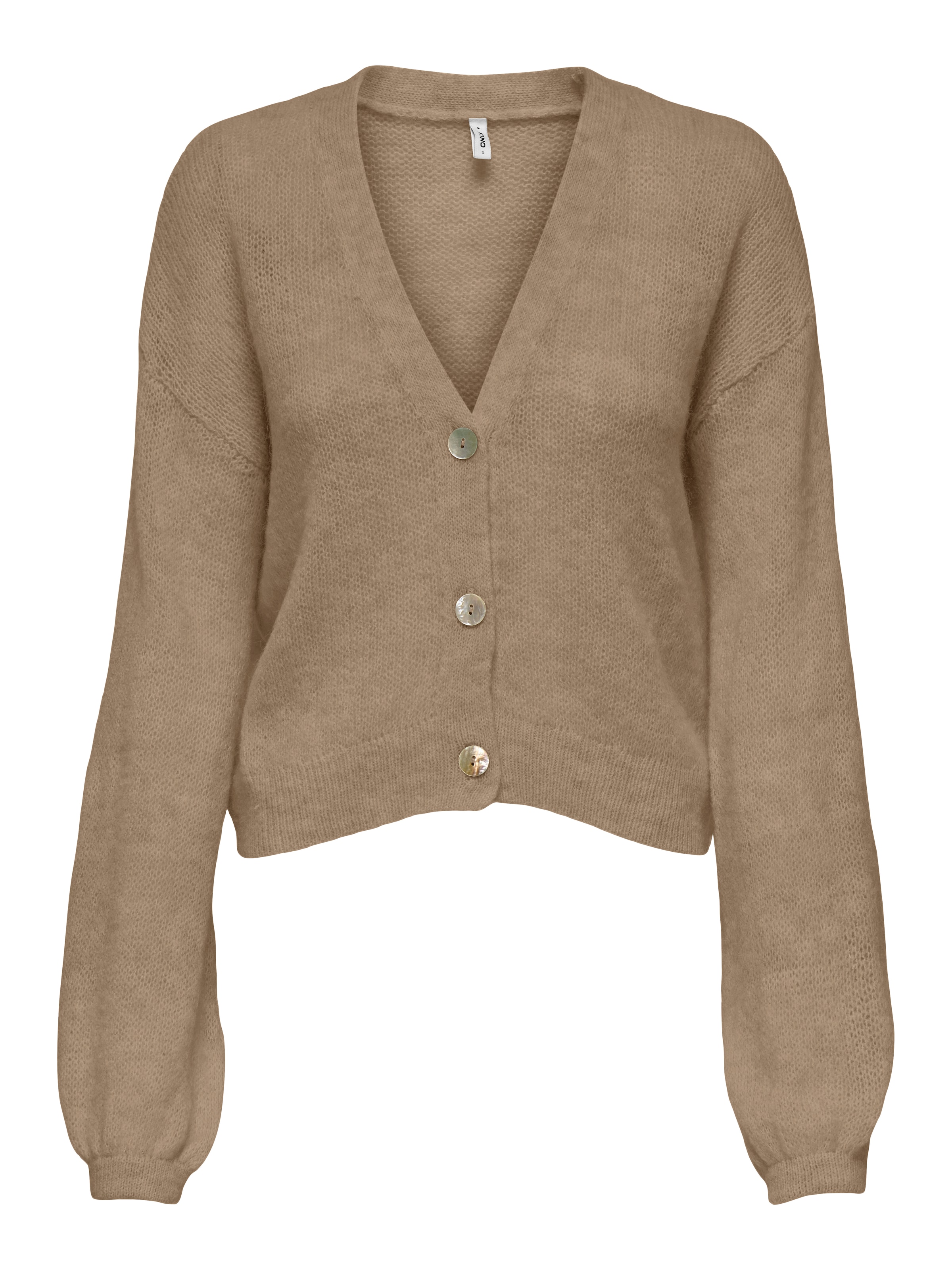 brūns ONLY Adīta jaka 'ONLKRISTY': no priekšpuses