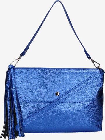 Gave Lux Clutch in Blue: front