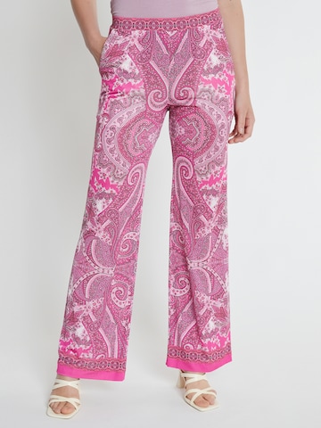 Ana Alcazar Wide leg Broek 'Kimea' in Roze: voorkant