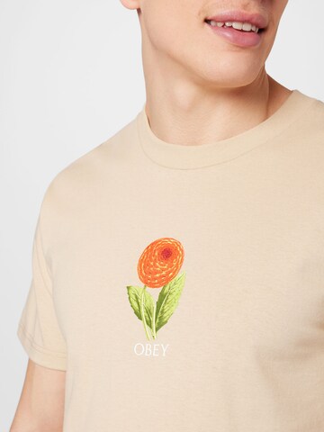 Obey Shirt in Beige