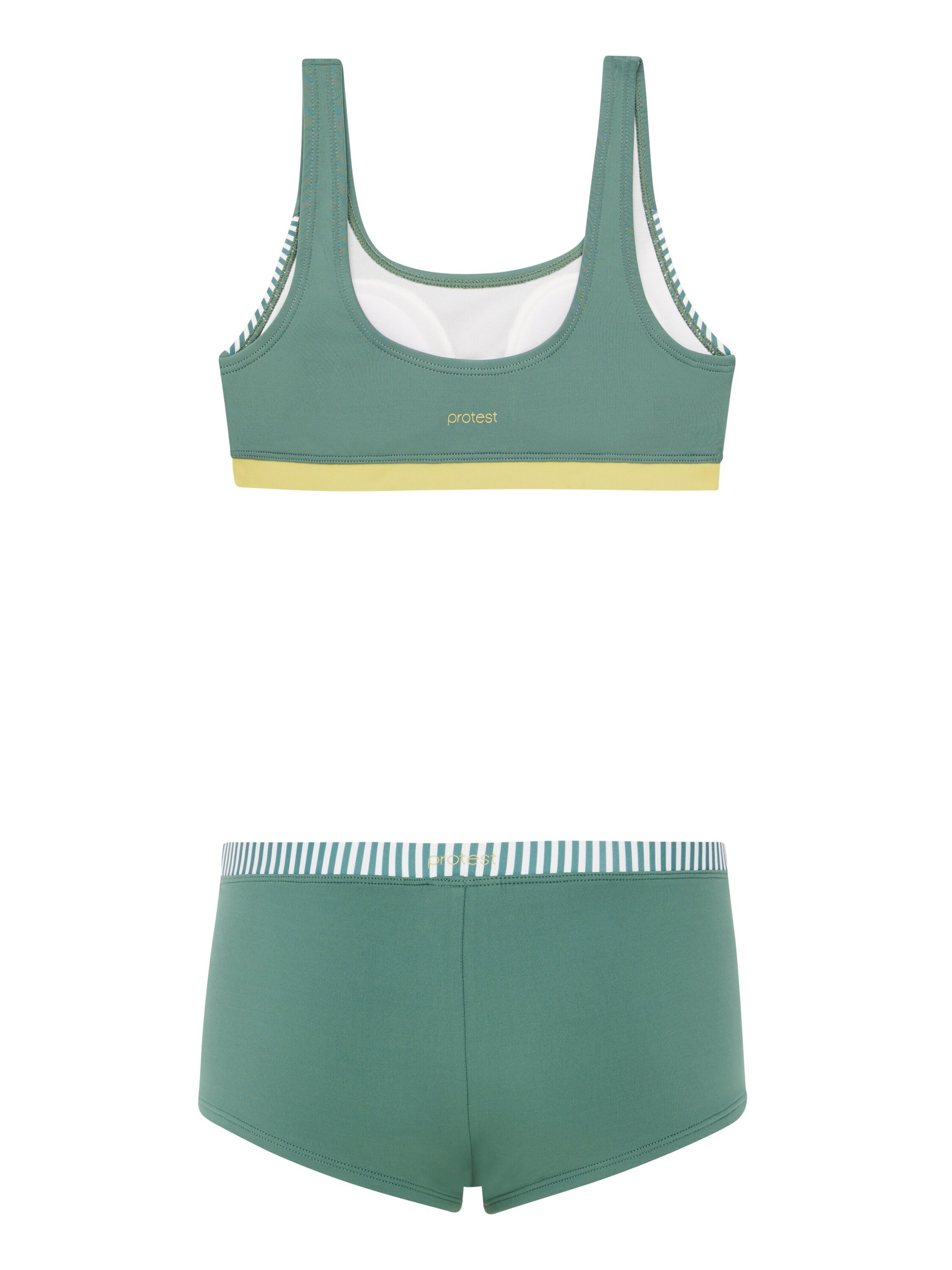 PROTEST Bustier Bikini 'PRTSindu JR'‌‌‌‌‌ in Grün