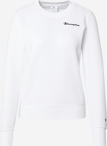 Champion Authentic Athletic Apparel Sweatshirt in White: front