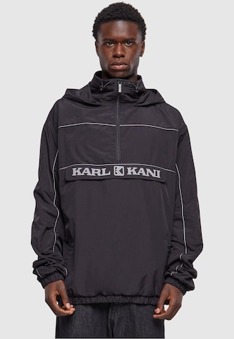 Veste mi-saison Karl Kani en noir : devant