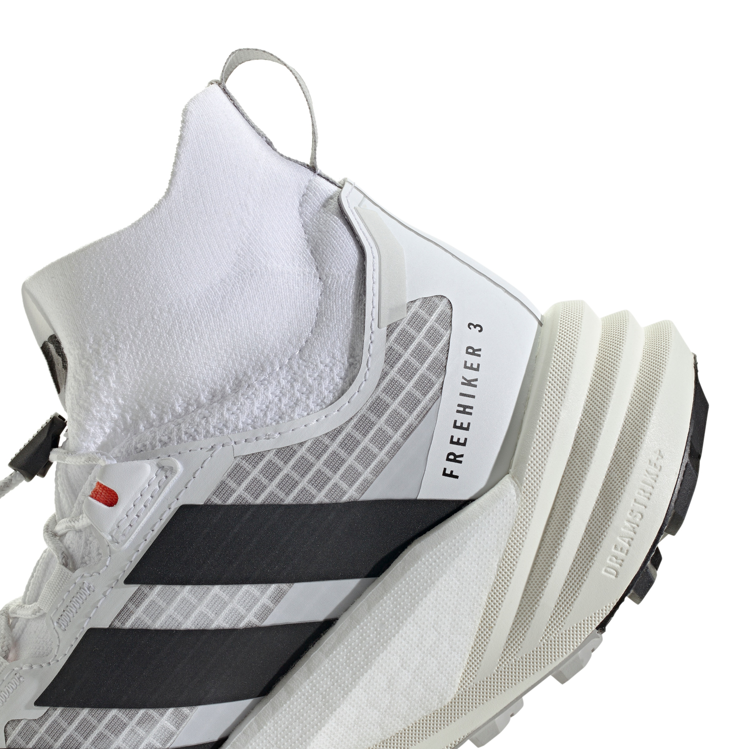 ADIDAS TERREX Ulkoilukengät 'Freehiker 3 Ultra' värissä valkoinen