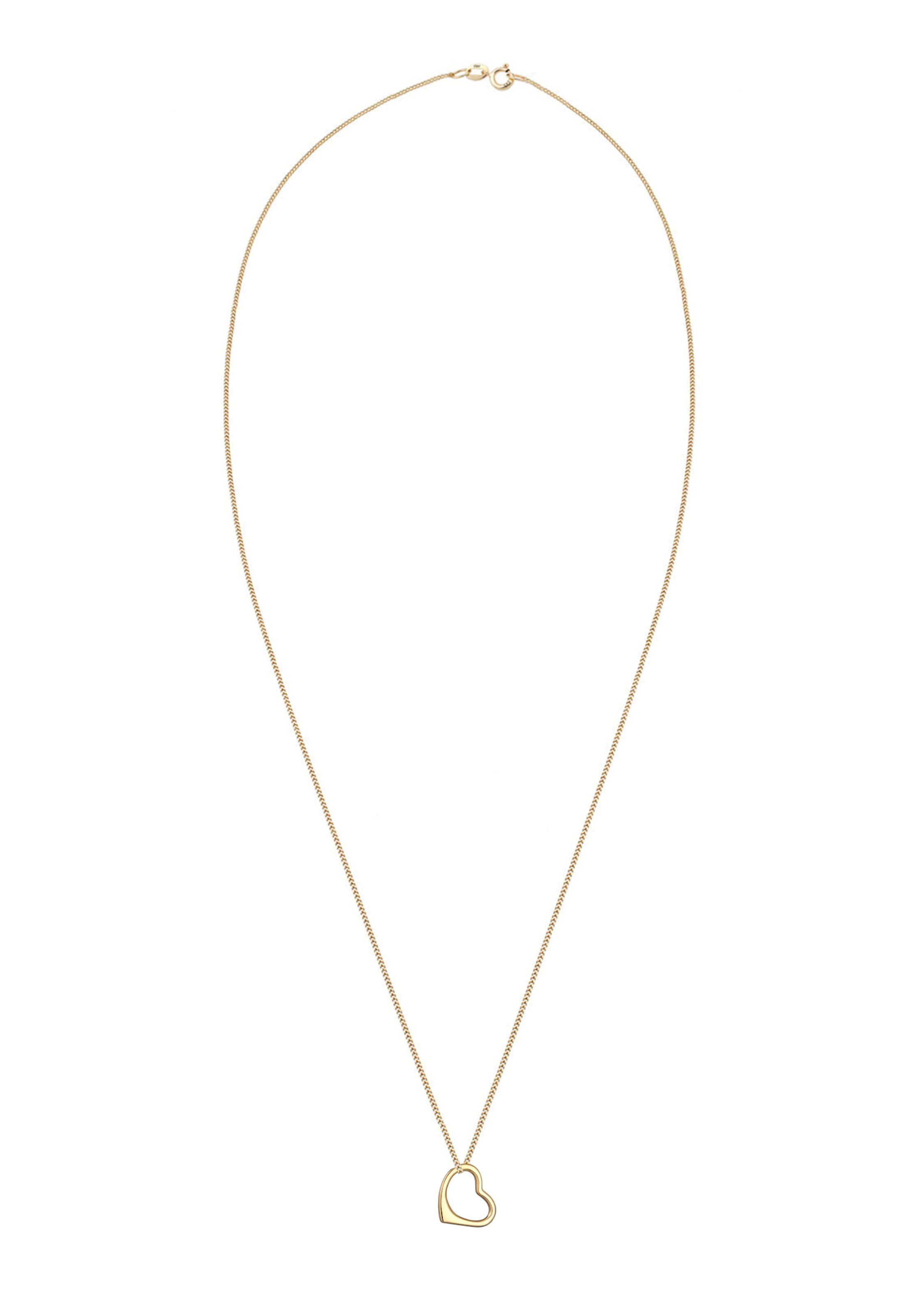 Chaîne 'Herz' ELLI PREMIUM en or : devant