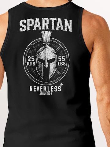 Neverless Shirt 'Barbell Sparta' in Black