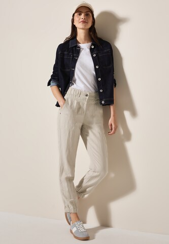 CECIL Tapered Cargo Pants in Beige