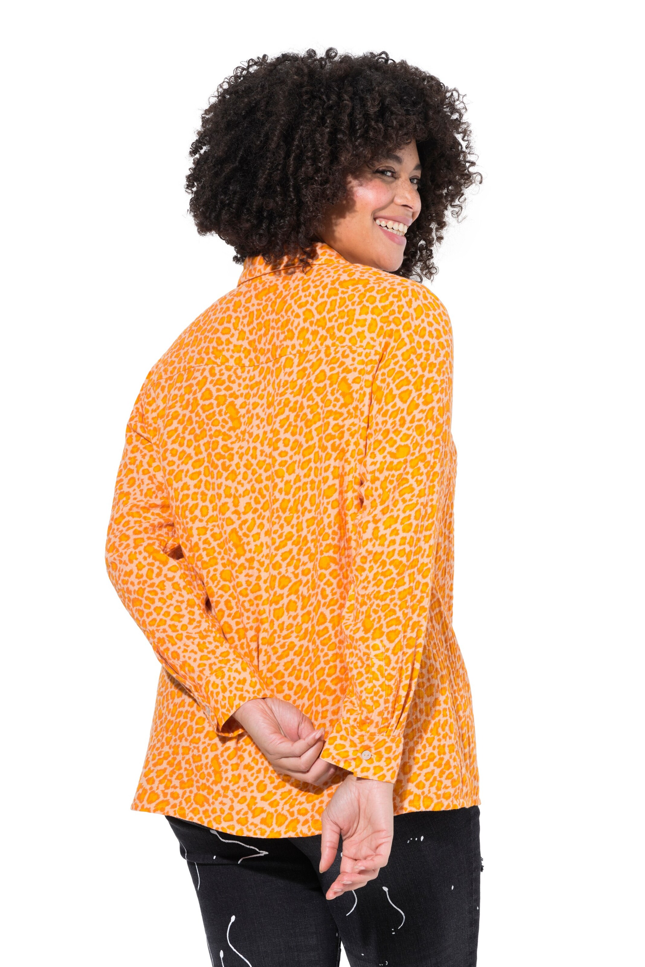 Angel of Style Blouse in Orange