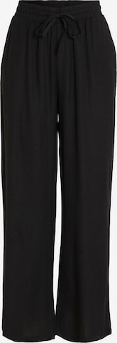 VILA Regular Trousers 'Pricil' in Black: front