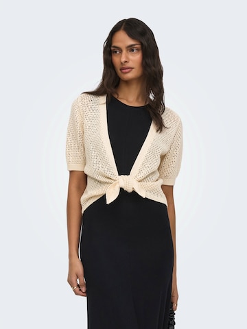 Cardigan 'JDYMEHEDI' JDY en beige : devant