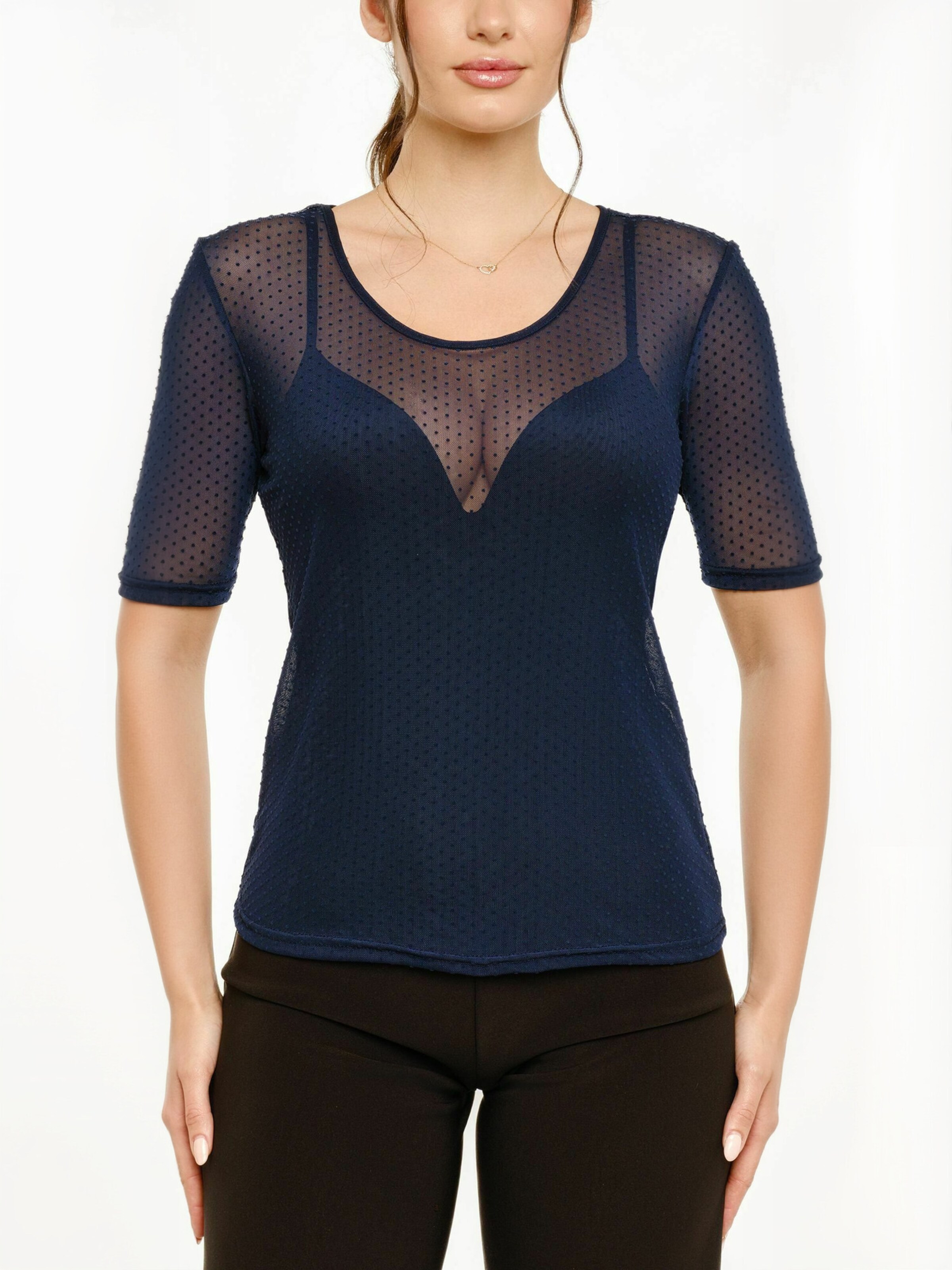 Liberte Essentiel Top ' MESH ' w kolorze niebieski