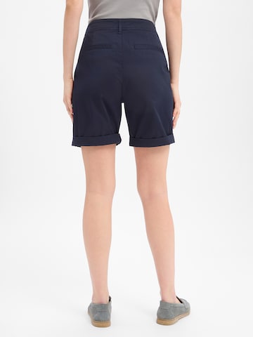 Marie Lund Regular Trousers 'Bermuda' in Blue