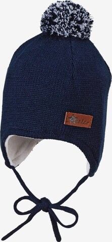 STERNTALER Beanie in Blue: front