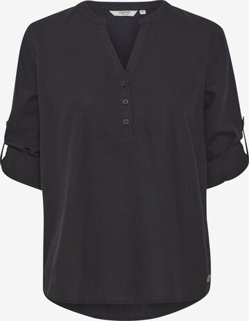 Oxmo Blouse 'Oxanja' in Zwart: voorkant