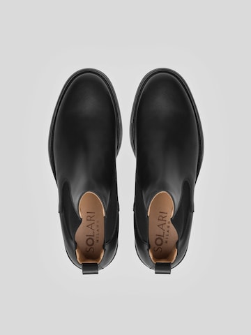 Solari Milano Chelsea boots i svart