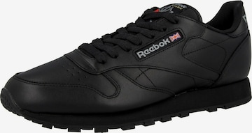 Reebok Rövid szárú sportcipők 'Classic' - fekete: elől