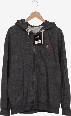 !Solid Sweatshirt & Zip-Up Hoodie in XXL in Grey: front