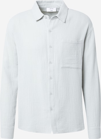 DAN FOX APPAREL - Regular Fit Camisa 'Toprak' em verde: frente