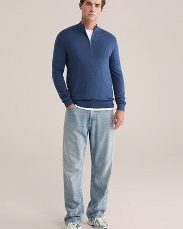 Pull-over WE Fashion en bleu