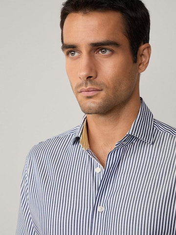 Hackett London Regular Fit Hemd in Blau