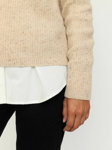 Soft Rebels Pullover i beige