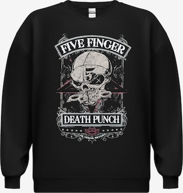 Sweat-shirt 'Five Finger Death Punch Wicked Master' Rockshirts en noir : devant