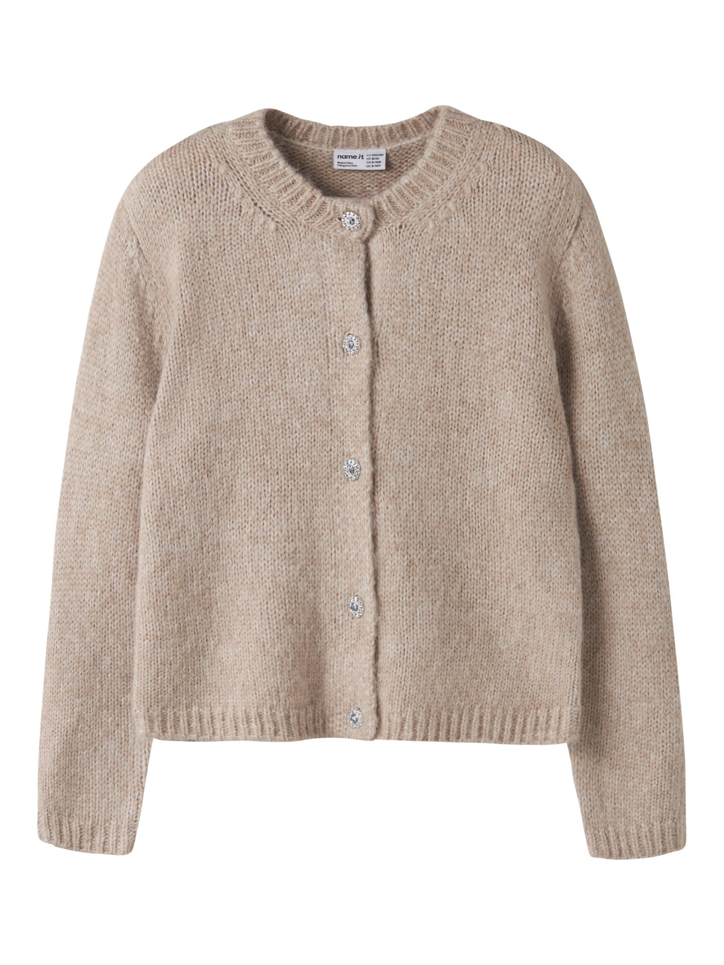 Cardigan NAME IT en beige : devant
