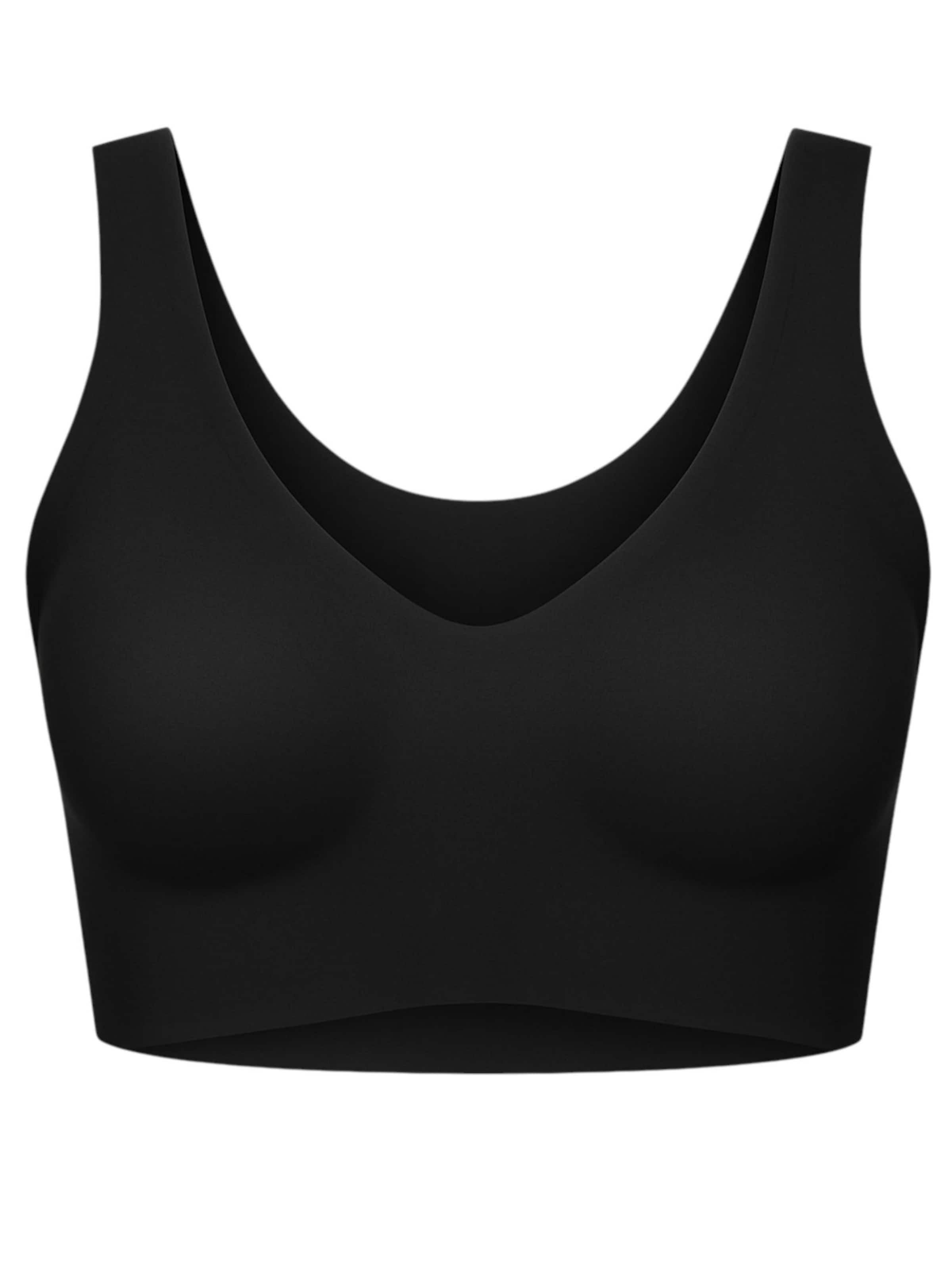 fashionshowcase Sports-BH 'Seamless-Comfort' i sort: forside