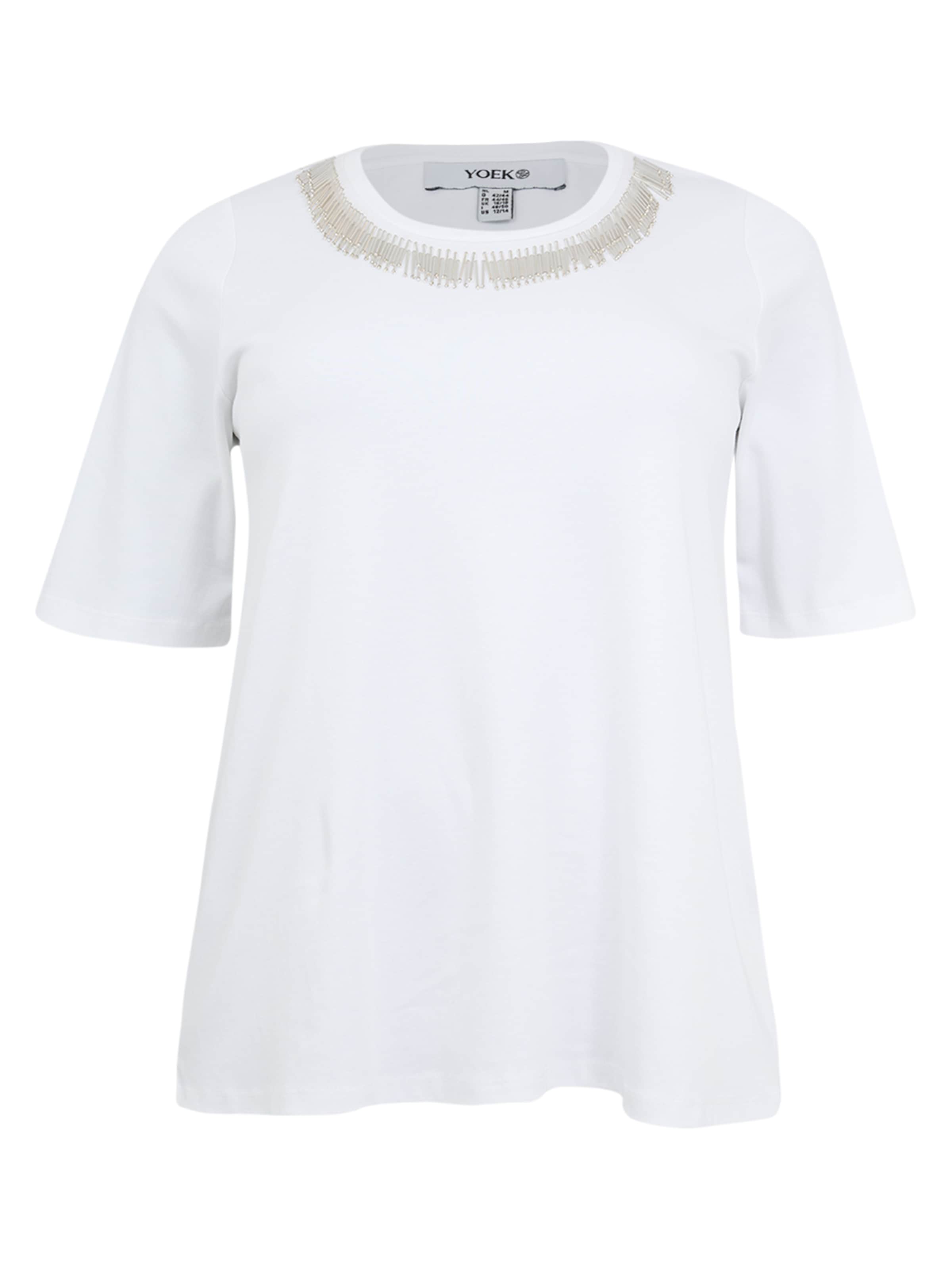 YOEK T-Shirt in Weiß: Vorderseite